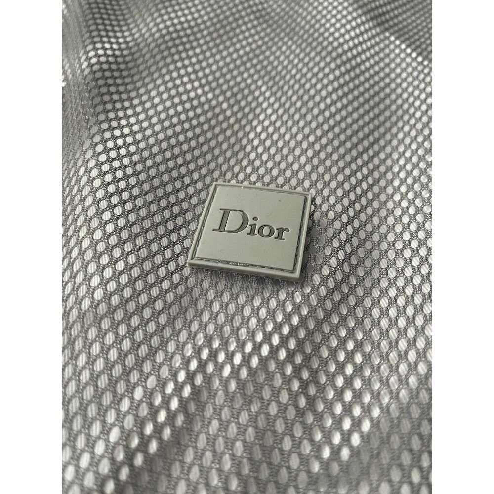 Dior Dust Bag Storage Cover Drawstring Gray 14" x 8.5" - Picture 4 of 4